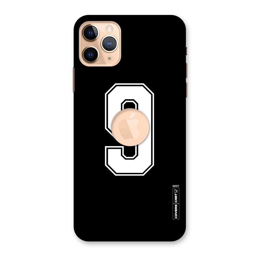 Number 9 Back Case for iPhone 11 Pro Max Logo Cut