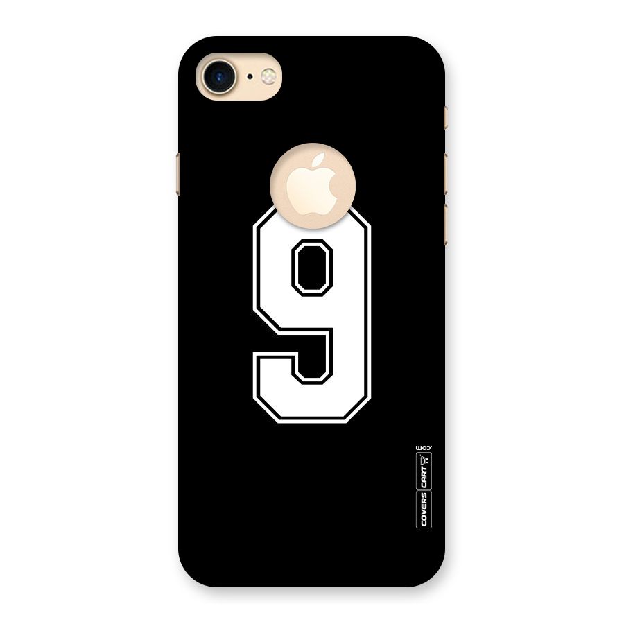 Number 9 Back Case for iPhone 7 Logo Cut