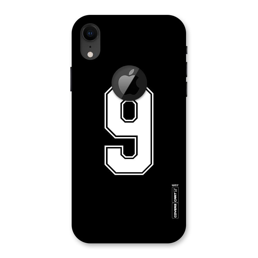 Number 9 Back Case for iPhone XR Logo Cut