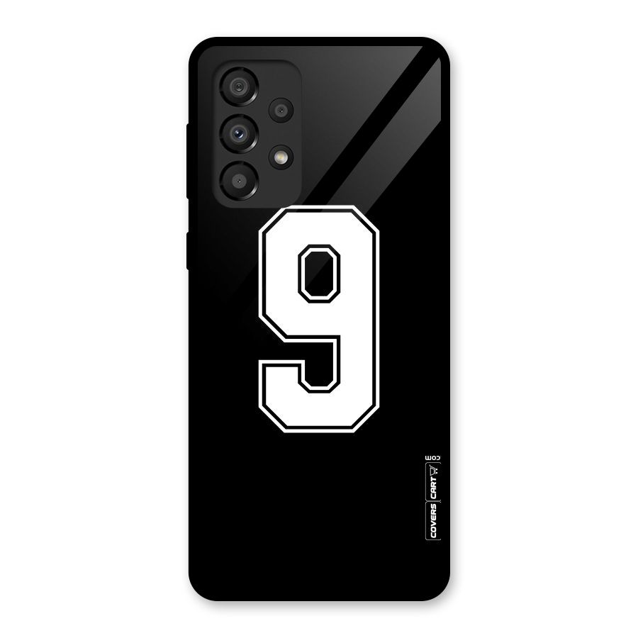 Number 9 Glass Back Case for Galaxy A33 5G