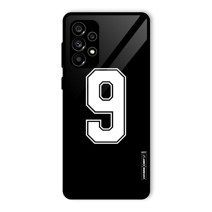 Number 9 Glass Back Case for Galaxy A73 5G