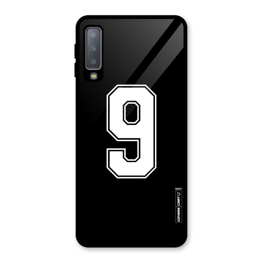 Number 9 Glass Back Case for Galaxy A7 (2018)