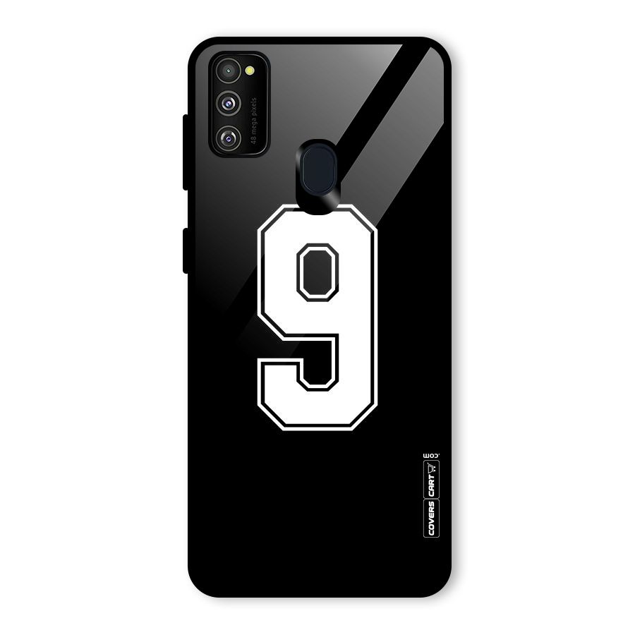 Number 9 Glass Back Case for Galaxy M30s