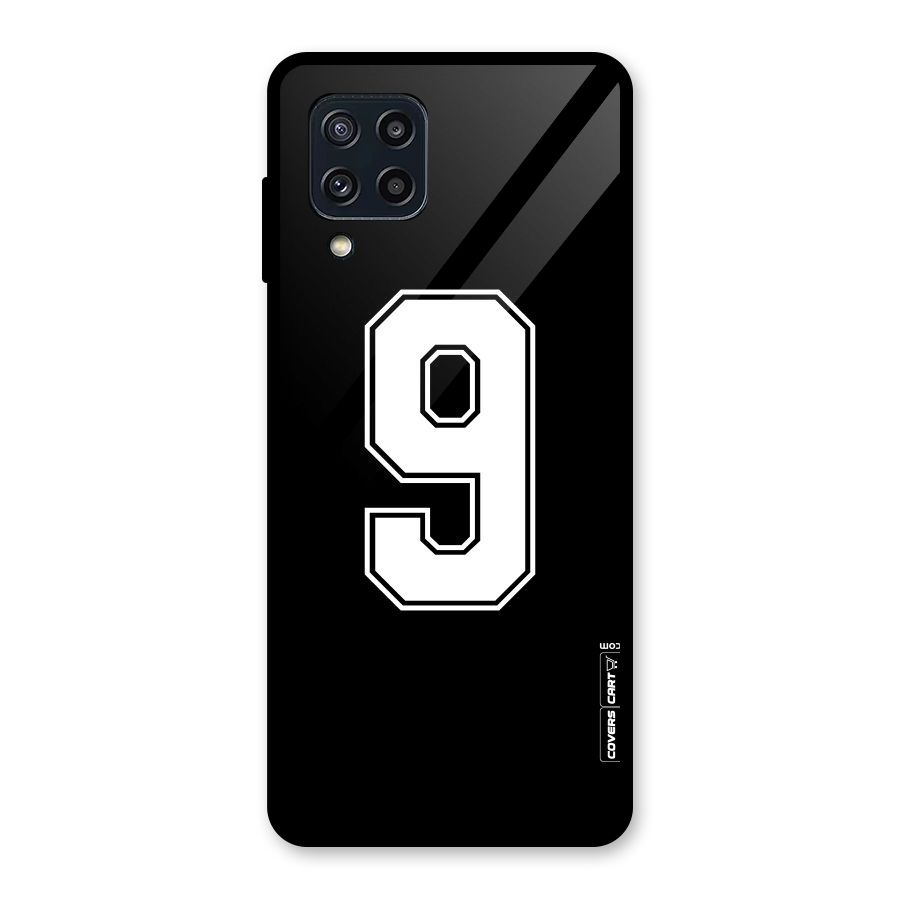 Number 9 Glass Back Case for Galaxy M32