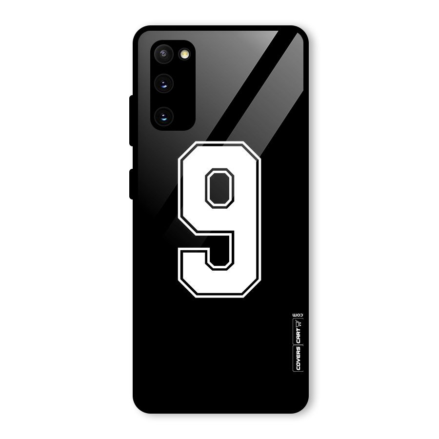 Number 9 Glass Back Case for Galaxy S20 FE 5G