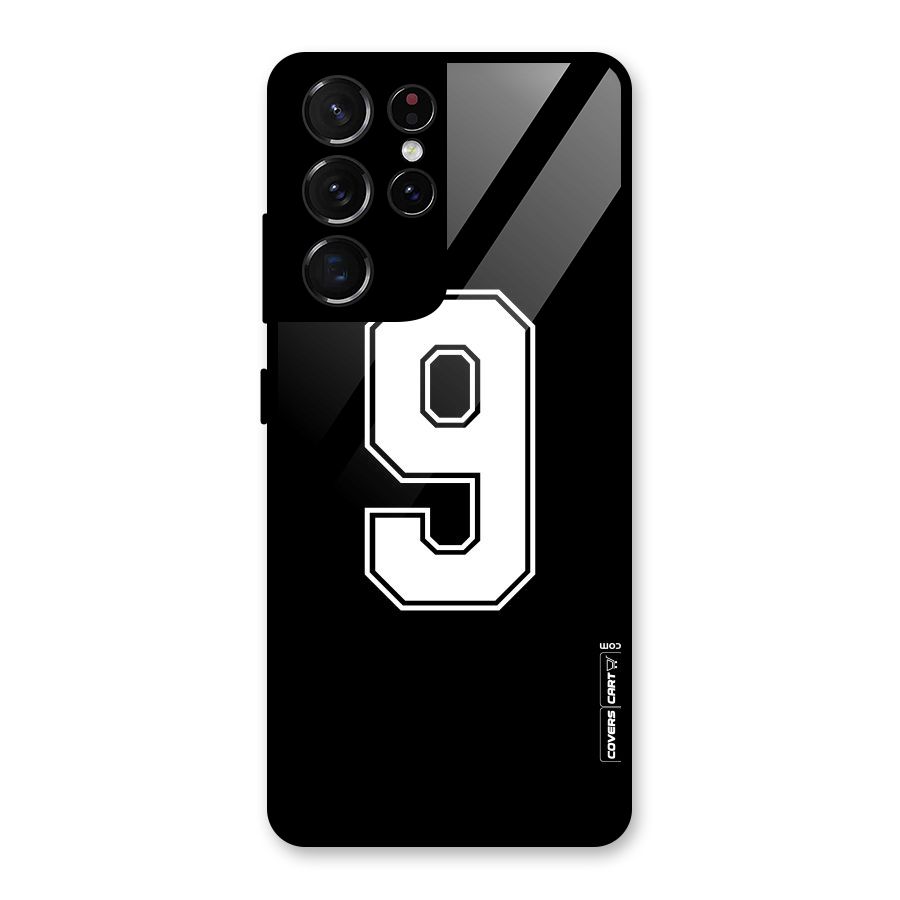 Number 9 Glass Back Case for Galaxy S21 Ultra 5G