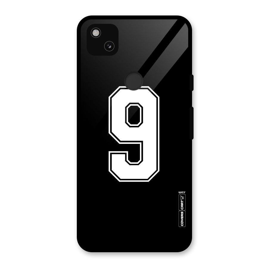 Number 9 Glass Back Case for Google Pixel 4a