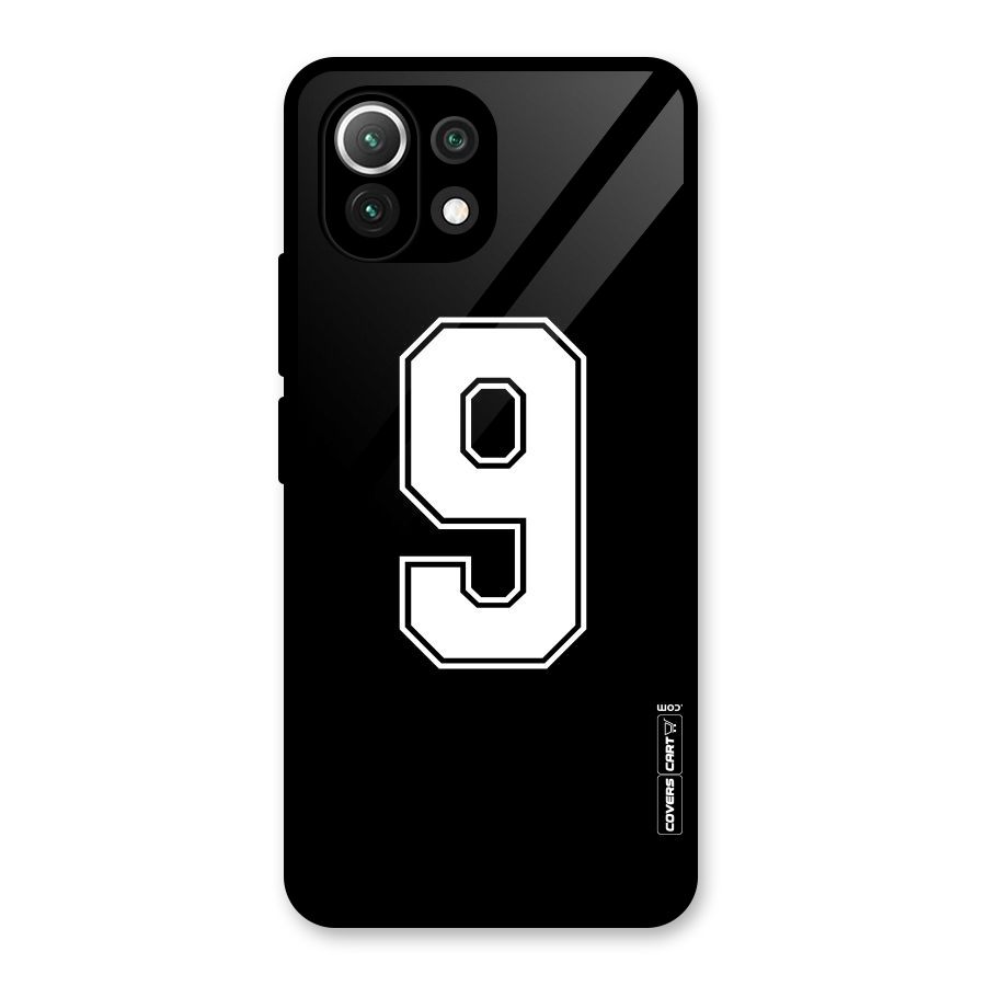 Number 9 Glass Back Case for Mi 11 Lite