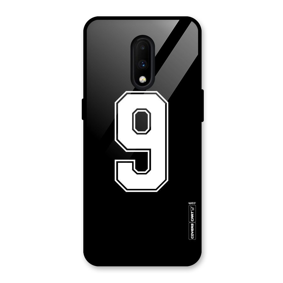 Number 9 Glass Back Case for OnePlus 7