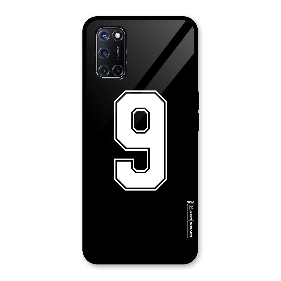 Number 9 Glass Back Case for Oppo A52