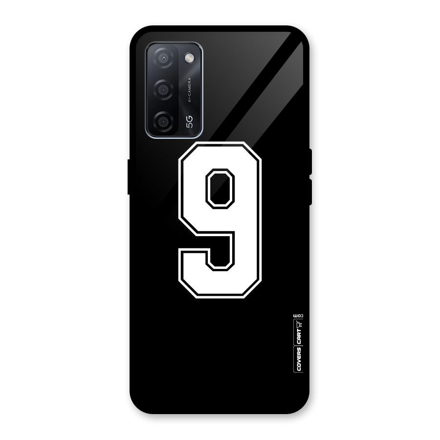 Number 9 Glass Back Case for Oppo A53s 5G