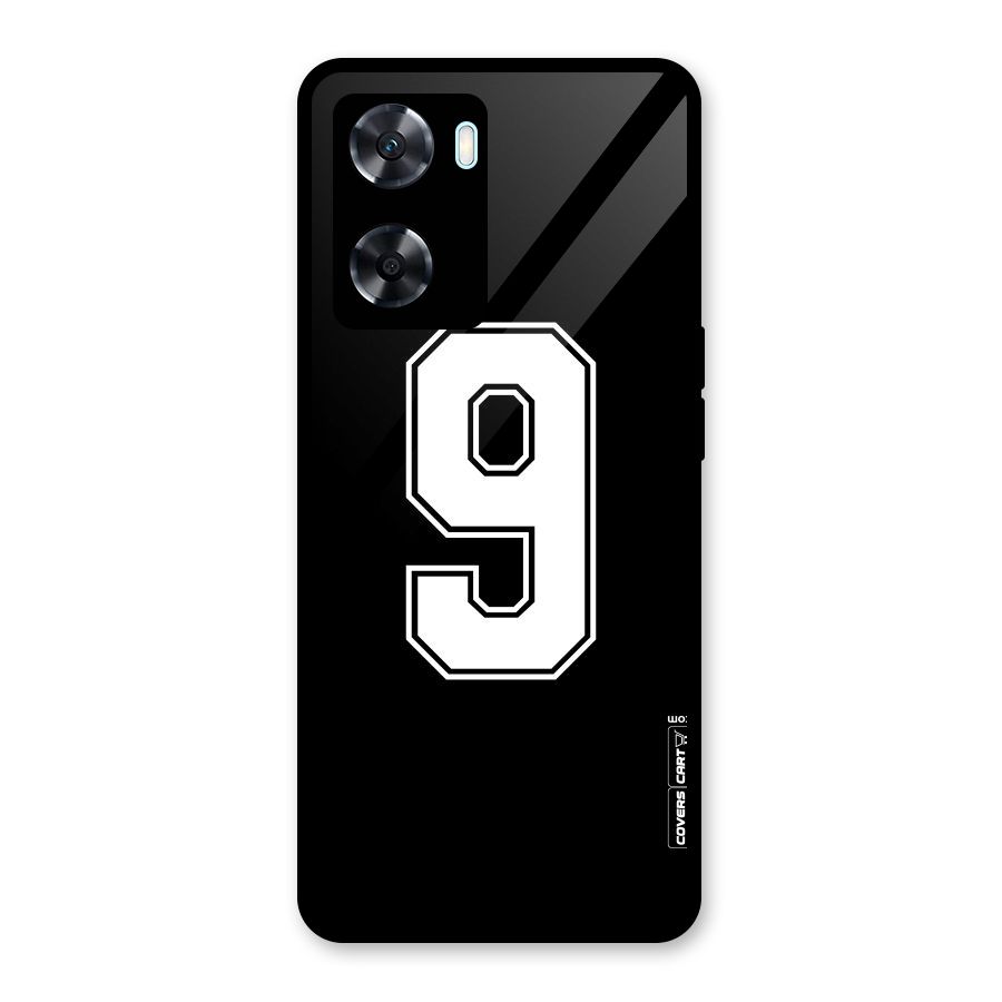 Number 9 Glass Back Case for Oppo A77