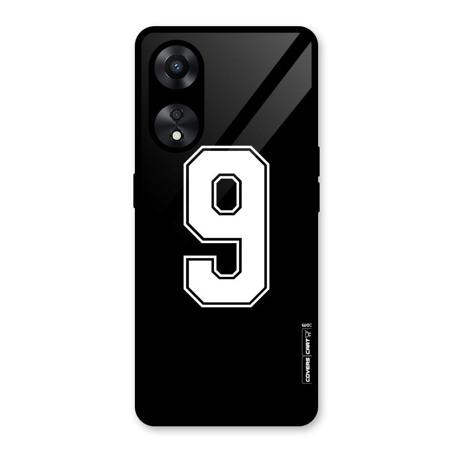 Number 9 Glass Back Case for Oppo A78
