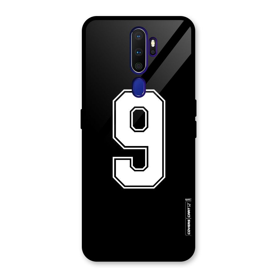 Number 9 Glass Back Case for Oppo A9 (2020)