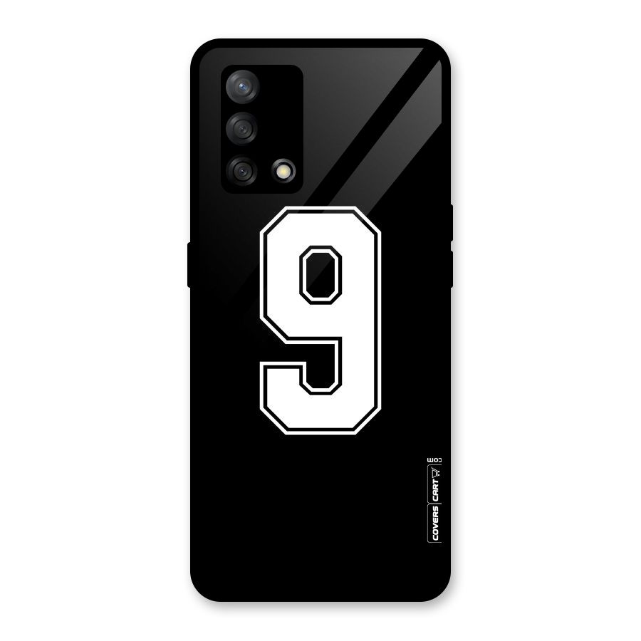 Number 9 Glass Back Case for Oppo F19