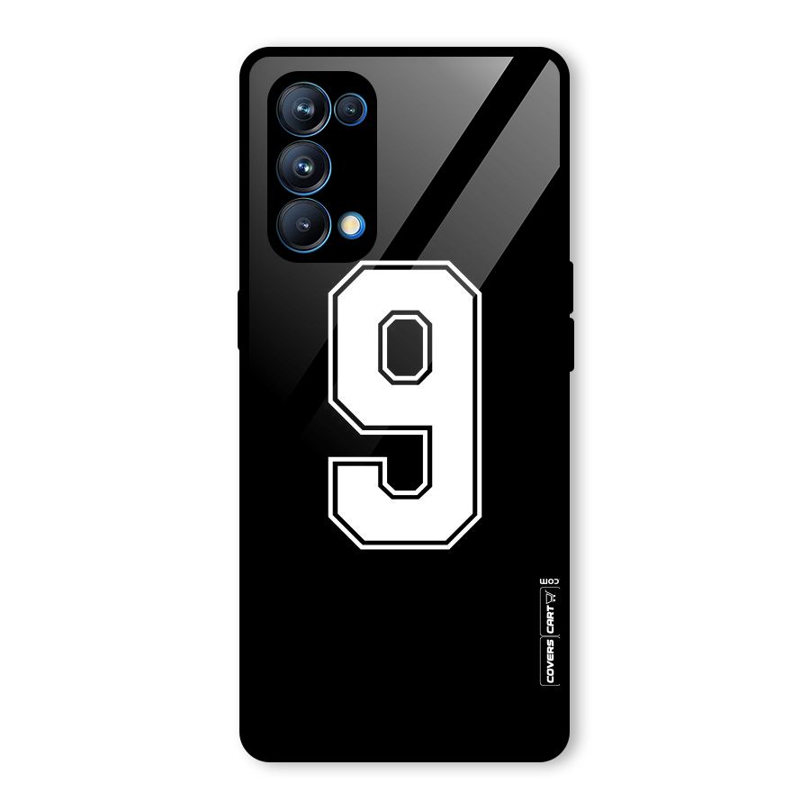 Number 9 Glass Back Case for Oppo Reno5 Pro 5G