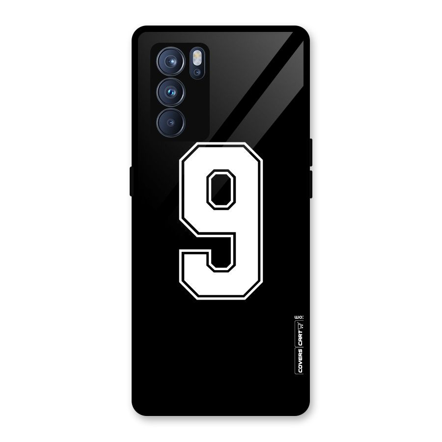 Number 9 Glass Back Case for Oppo Reno6 Pro 5G