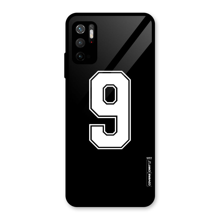 Number 9 Glass Back Case for Poco M3 Pro 5G