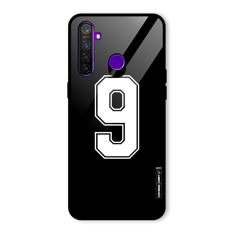 Number 9 Glass Back Case for Realme 5 Pro