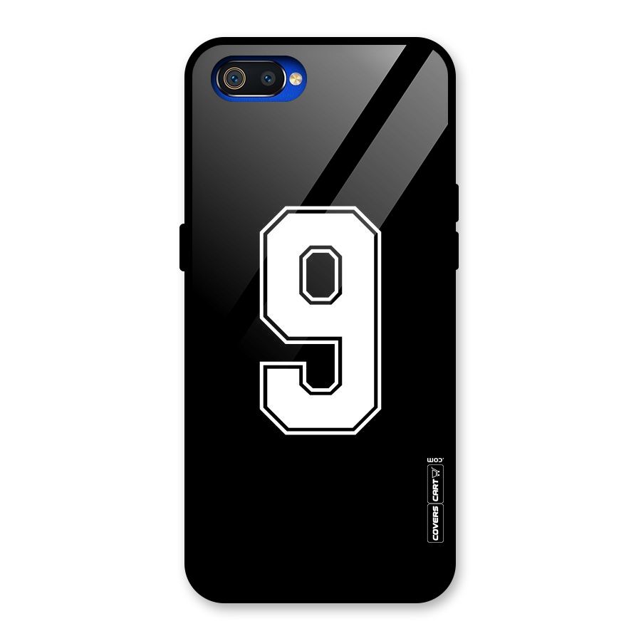 Number 9 Glass Back Case for Realme C2