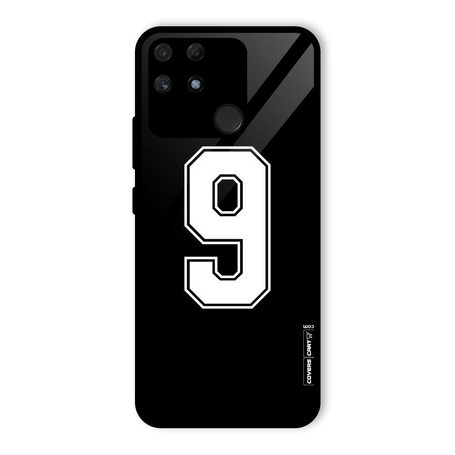 Number 9 Glass Back Case for Realme Narzo 50A