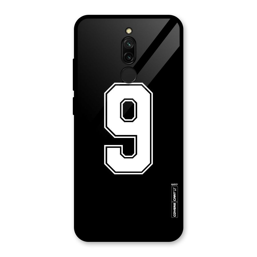 Number 9 Glass Back Case for Redmi 8