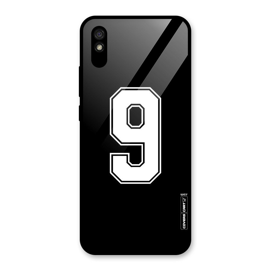 Number 9 Glass Back Case for Redmi 9A