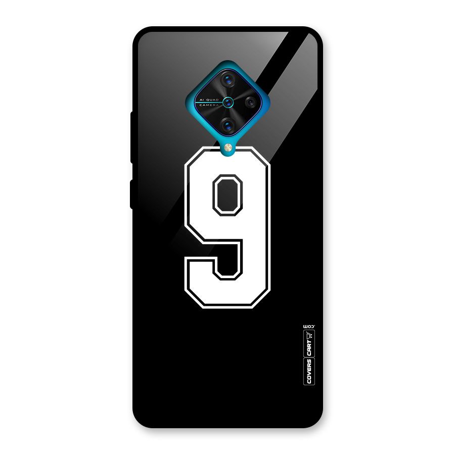 Number 9 Glass Back Case for Vivo S1 Pro