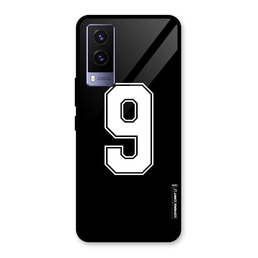 Number 9 Glass Back Case for Vivo V21e 5G