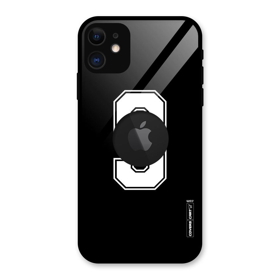 Number 9 Glass Back Case for iPhone 11 Logo Cut