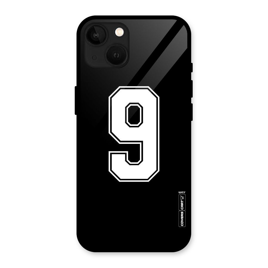 Number 9 Glass Back Case for iPhone 13