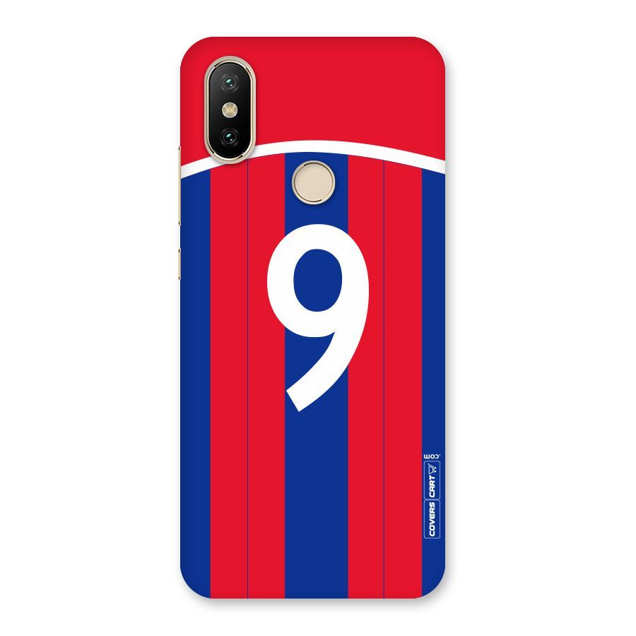 Number 9 Jersey Back Case for Mi A2