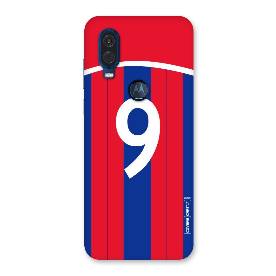 Number 9 Jersey Back Case for Motorola One Vision