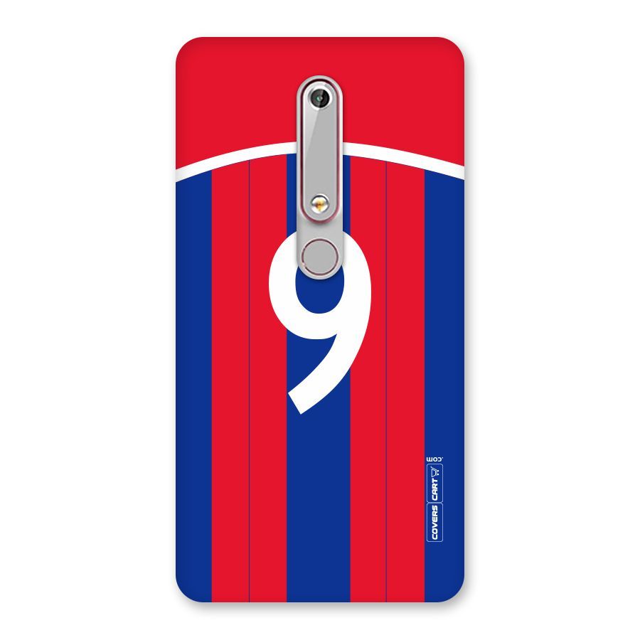 Number 9 Jersey Back Case for Nokia 6.1