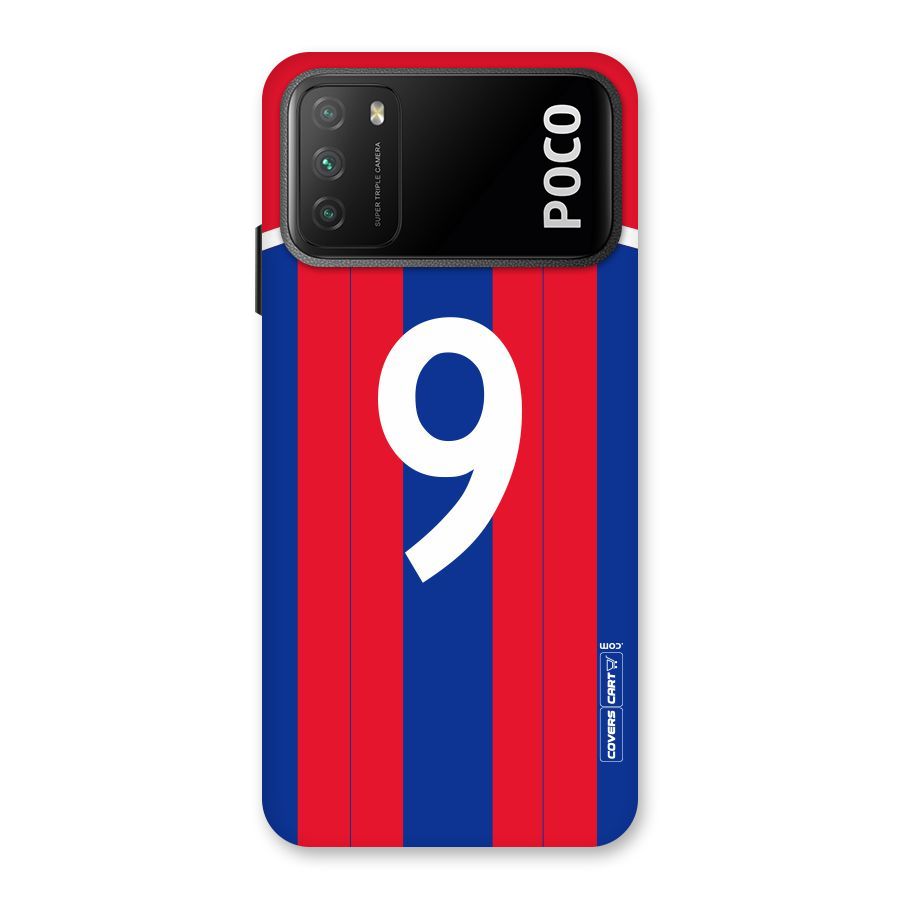 Number 9 Jersey Back Case for Poco M3