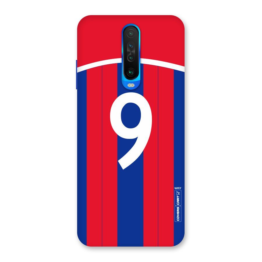 Number 9 Jersey Back Case for Poco X2