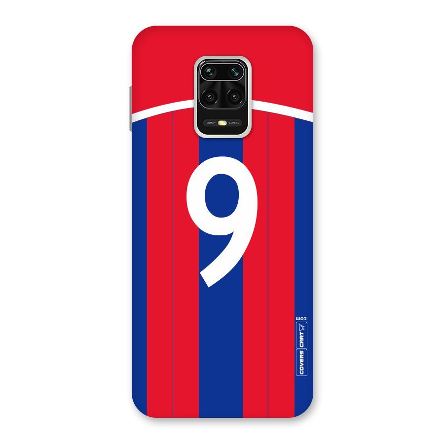 Number 9 Jersey Back Case for Redmi Note 9 Pro Max