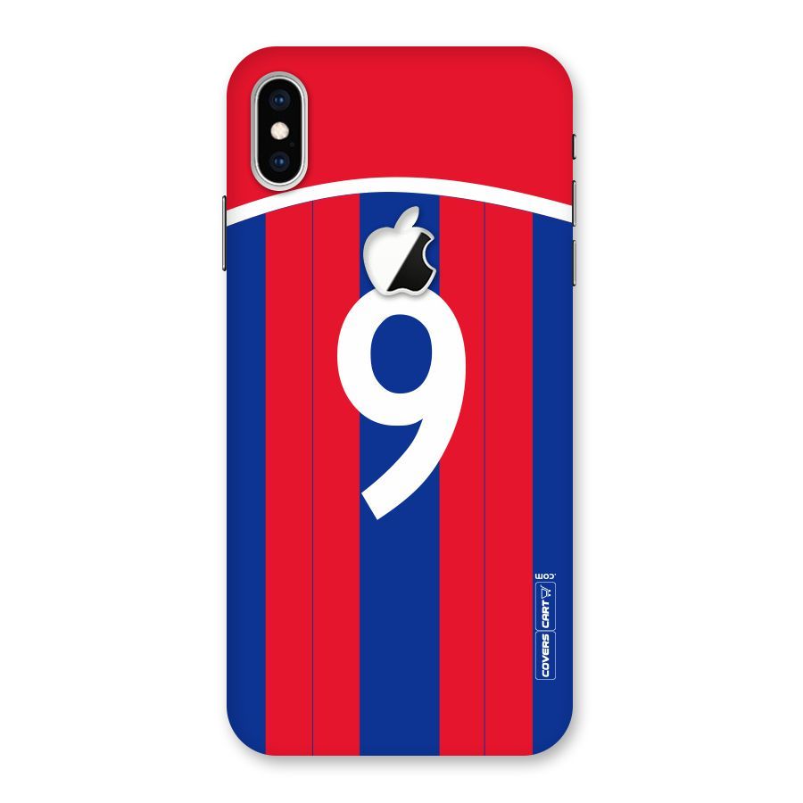 Number 9 Jersey Back Case for iPhone XS Max Apple Cut