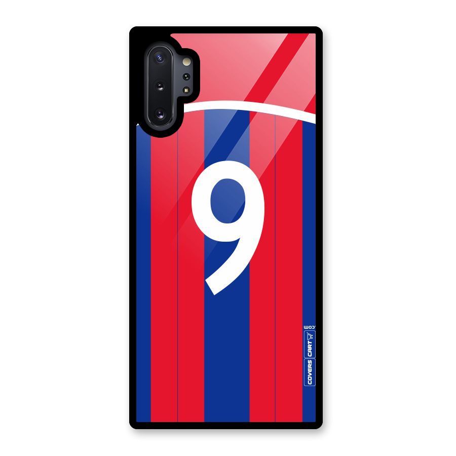 Number 9 Jersey Glass Back Case for Galaxy Note 10 Plus
