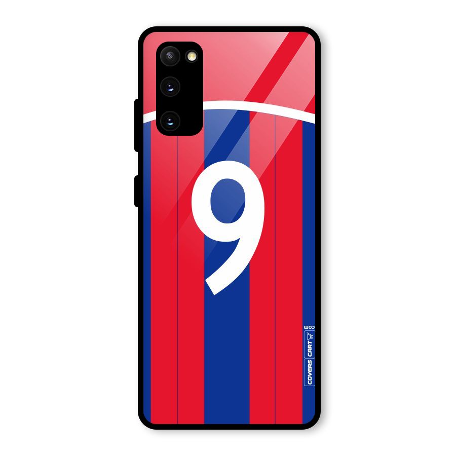 Number 9 Jersey Glass Back Case for Galaxy S20 FE