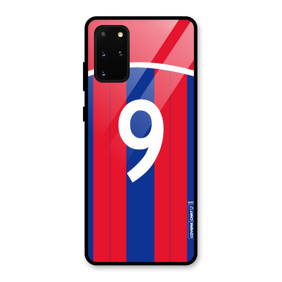 Number 9 Jersey Glass Back Case for Galaxy S20 Plus