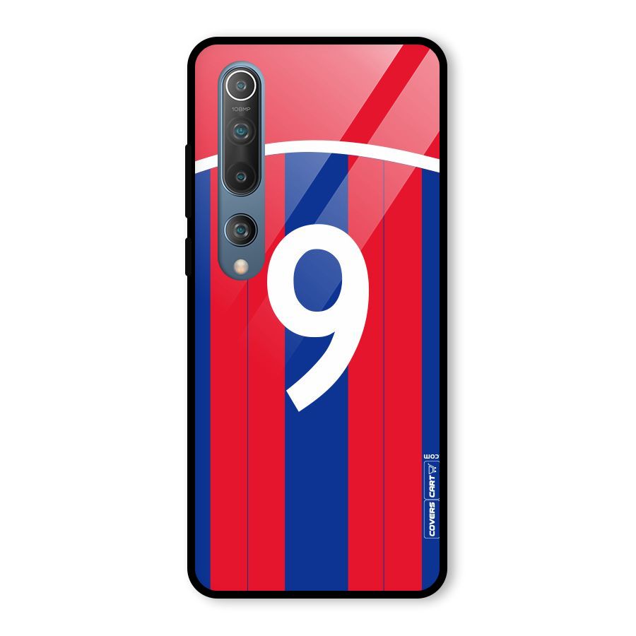 Number 9 Jersey Glass Back Case for Mi 10
