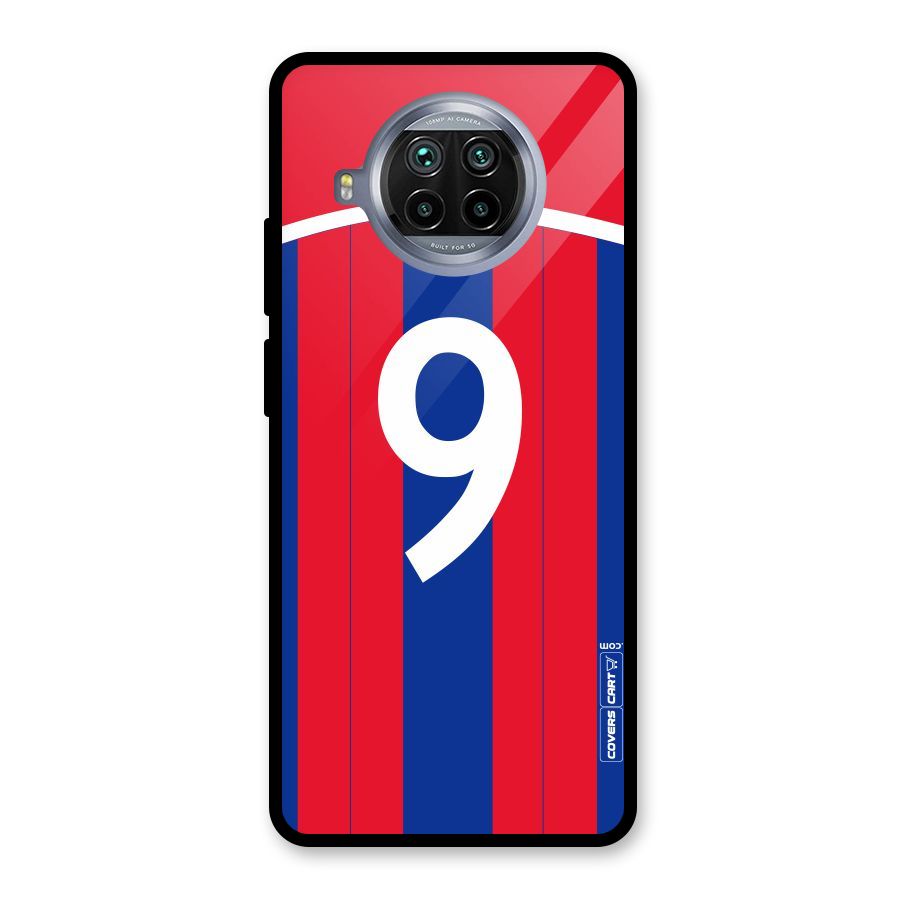 Number 9 Jersey Glass Back Case for Mi 10i