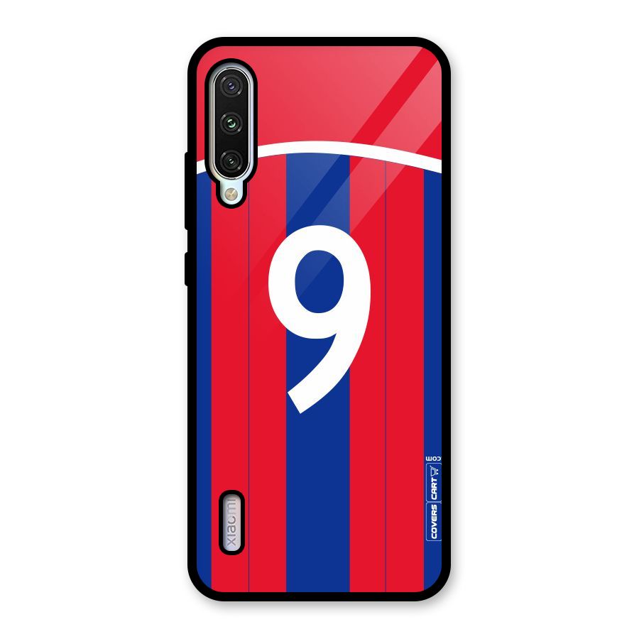 Number 9 Jersey Glass Back Case for Mi A3