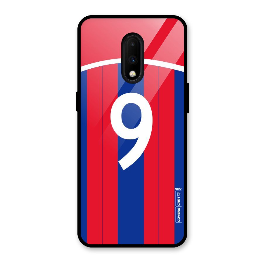 Number 9 Jersey Glass Back Case for OnePlus 7