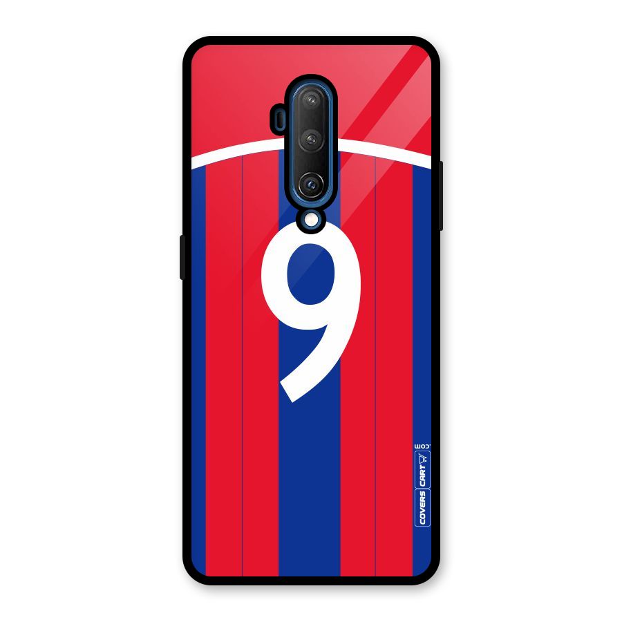 Number 9 Jersey Glass Back Case for OnePlus 7T Pro