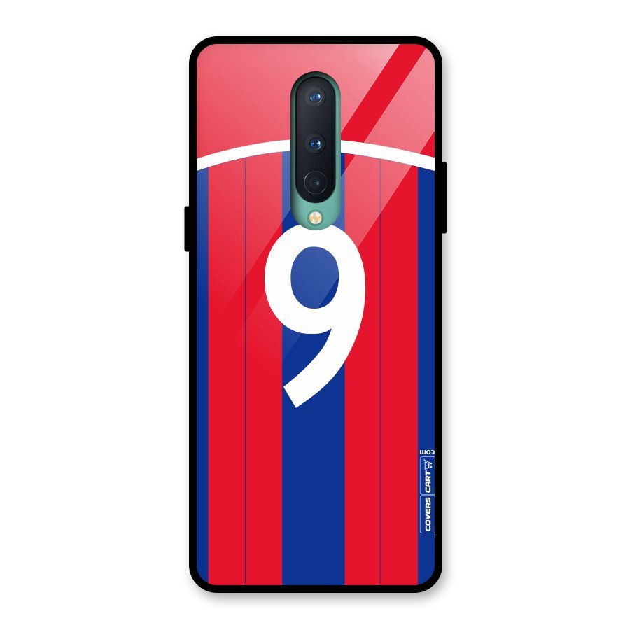 Number 9 Jersey Glass Back Case for OnePlus 8