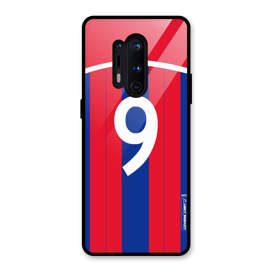 Number 9 Jersey Glass Back Case for OnePlus 8 Pro