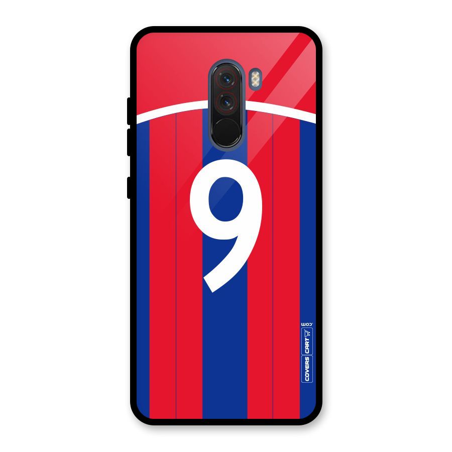 Number 9 Jersey Glass Back Case for Poco F1