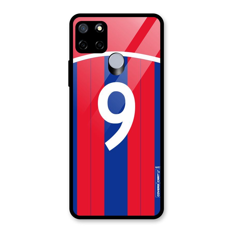 Number 9 Jersey Glass Back Case for Realme Narzo 30A